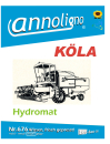 KÖLA Mähdrescher Typ Hydromat Bild- Bedienungsanleitung & Bild- Ersatzteilliste & Explosionszeichnungen - annoligno 676